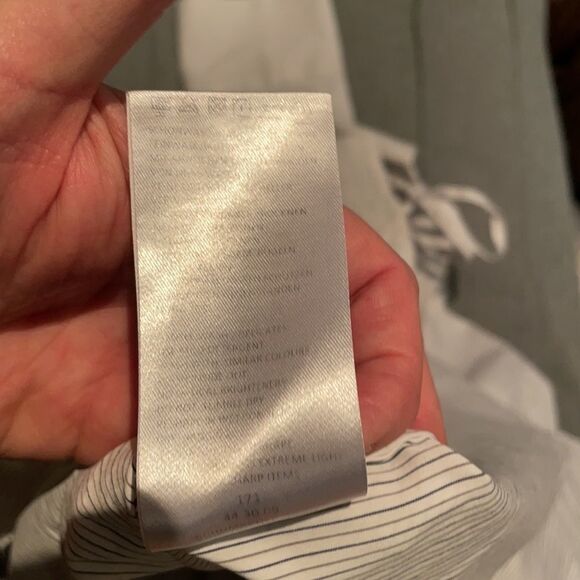 Dorothee Schumacher XL striped blouse with tie up neck - Picture 11 of 11